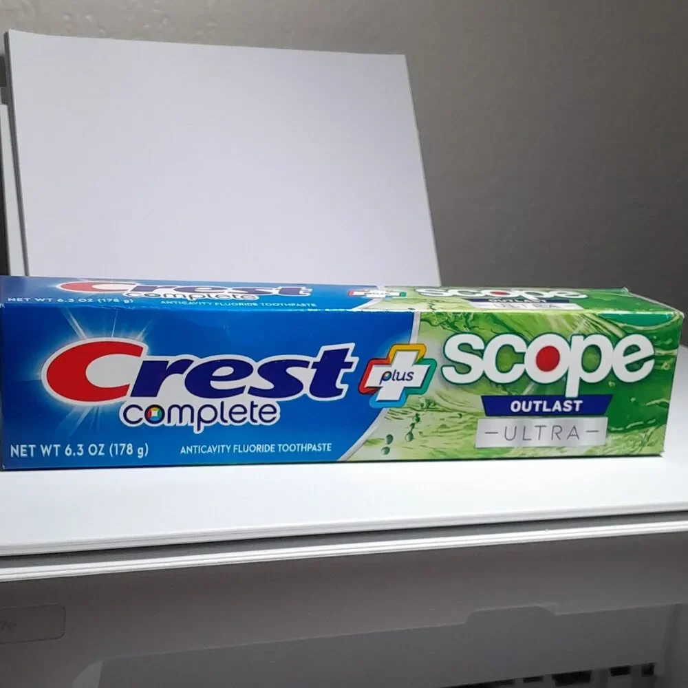 Crest Complete + Scope Outlast Ultra Whitening Anticavity Fluoride Mint 6.3 oz